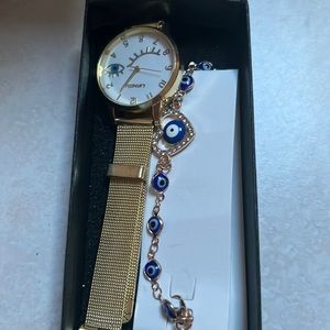 Evil Eye Watch & Bracelet